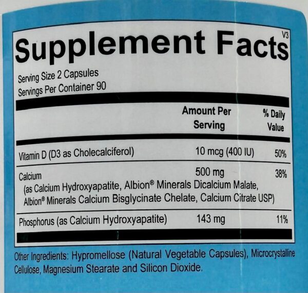 Bio-Available Calcium/180 capsules - Image 2