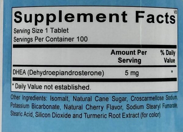 Supplement Label