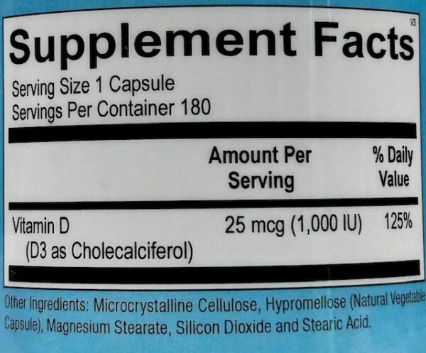 Supplement Label