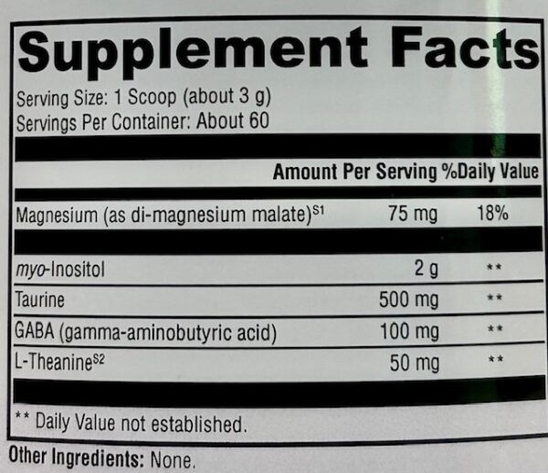 Supplement Facts