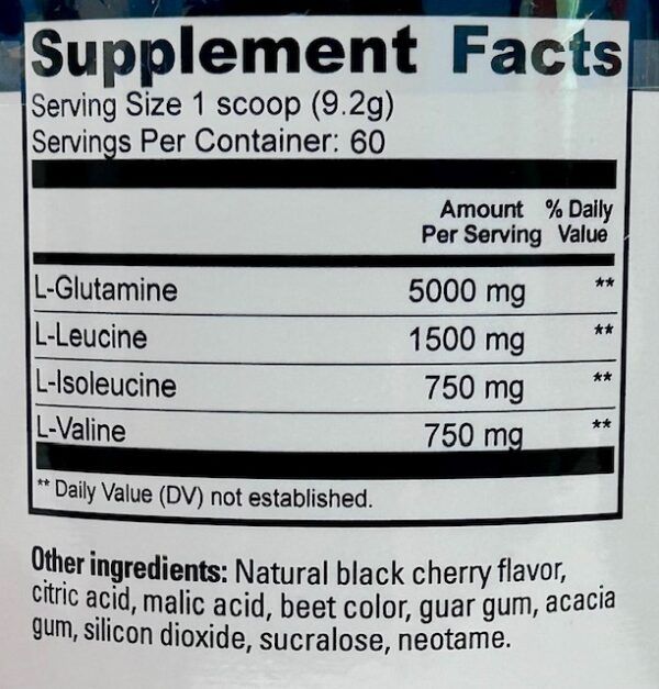 Glutamine Select Black Cherry - Image 2