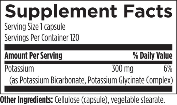 K+2 Potassium/ 120 capsules - Image 2